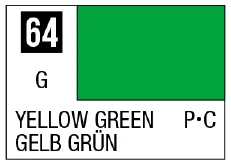 GSI Creos Mr. Color 64 - Yellow Green (Gloss/Primary Car) - Paints