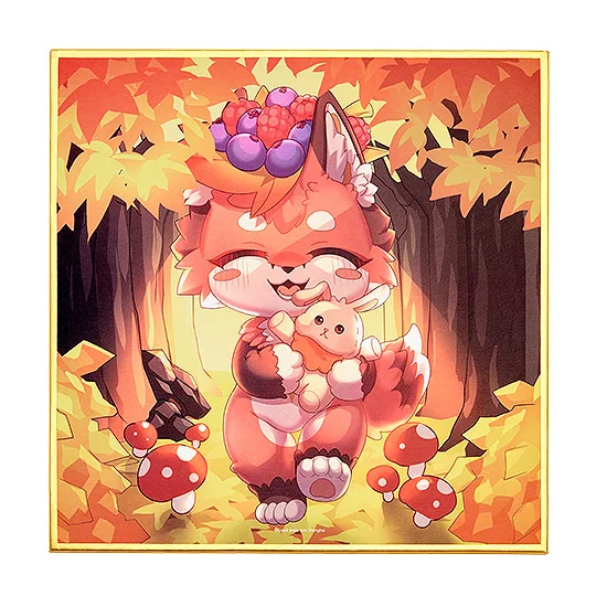 GoodSmile Moment FLUFFY LAND Shikishi Let's Go Home - FLUFFY LAND