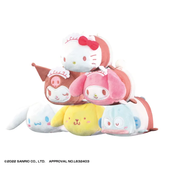 MAX LIMITED SANRIO CHARACTERS POTE KORO MASCOT3 (6pc per box) - Sanrio