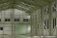 1/80 Scale Paper kit Train depot 4