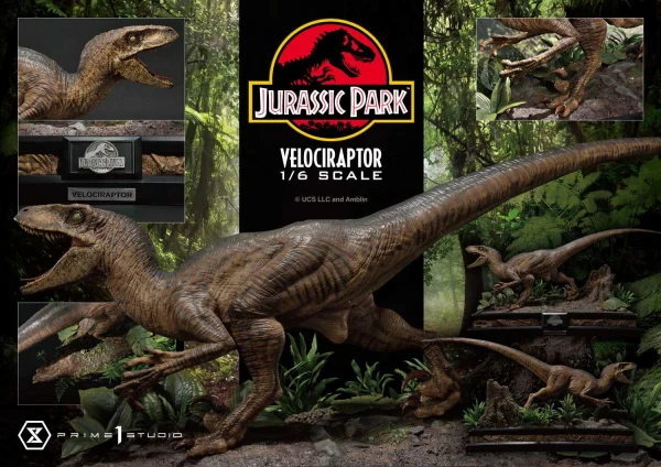 Prime 1 Studio Legacy Museum Collection Jurassic Park (Film) Velociraptor Attack 1/6 scale - Jurassic Park