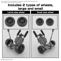 30MM 1/144 Extended Armament Vehicle (WHEEL MOBILE Ver.) 7