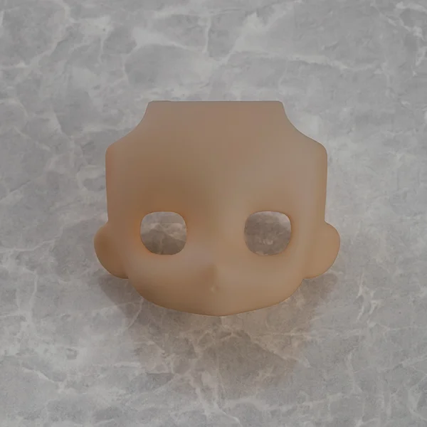 GOOD SMILE COMPANY Nendoroid Doll Customizable Face Plate - Narrowed Eyes: Without Makeup (Cinnamon) - Figure Accessories