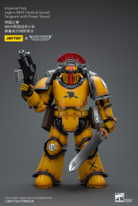 Imperial Fists   Legion MkIII Tactical Squad Sergeant with Power Sword 1