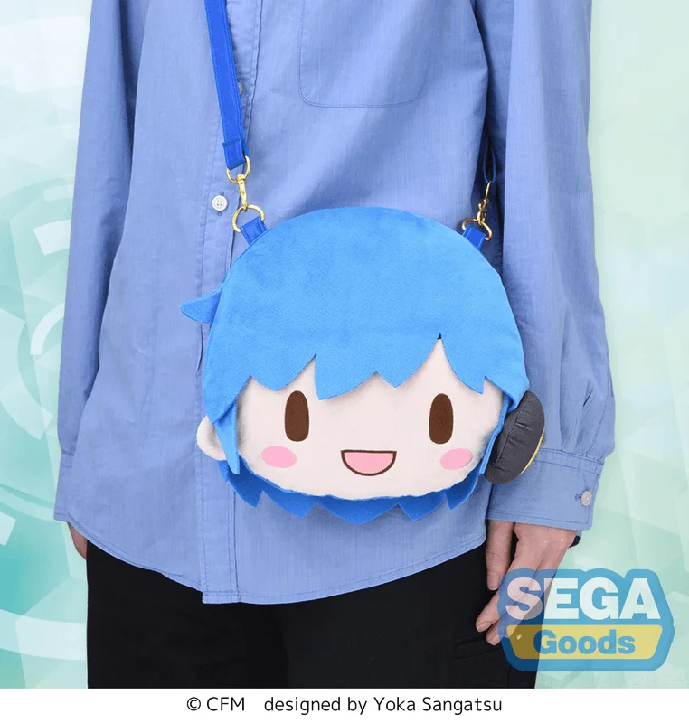 SEGA fuwa petit KAITO Face Shoulder Bag (M) - Character Vocal Series