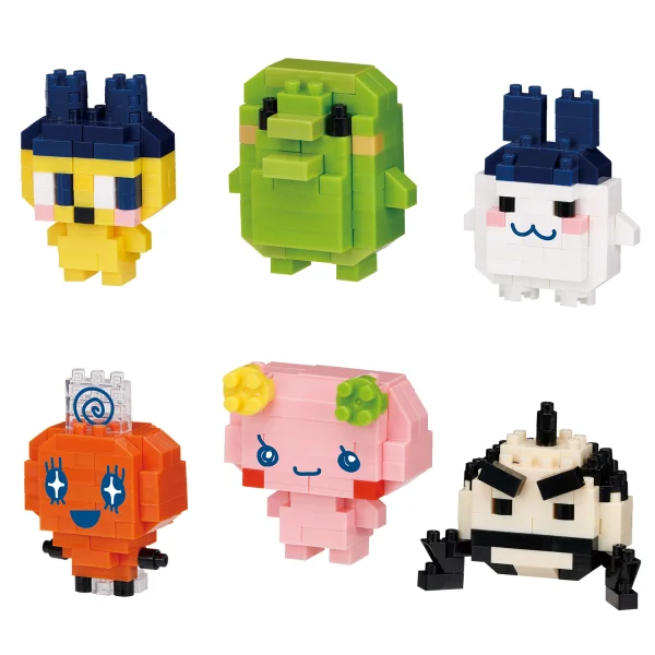 Kawada Tamagotchi Assortment 1 (Blind Box), "Tamagotchi", Nanoblock mininano Series (Box/6) - Blind Boxes
