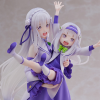 Re:ZERO -Starting Life in Another World- Figure Emilia & Childhood Emilia 9