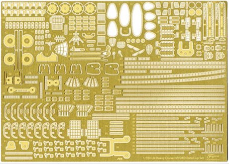 [TOKU-7 EX-101] 1/700 Photo-Etched Parts for IJN Heavy Cruiser Myoko (w/2 pieces 25mm Machine Cannan)