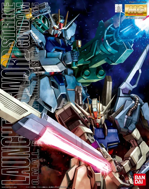 BANDAI HOBBY MG 1/100 STRIKE GUNDAM LAUNCHER / SWORD - Mobile Suit Gundam SEED