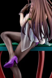 Hakoiri-musume Elfine Phillet wearing flower’s purple bunny costume with Nip Slip Gimmick System - The Demon Sword Master of Excalibur Academy - photo 12