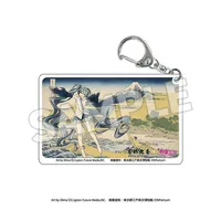 Presence CO., LTD. Katsushika Hokusai x Hatsune Miku Clear Acrylic Keychain - Hatsune Miku - photo 6
