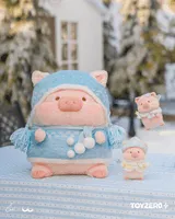 TOYZEROPLUS LuLu the Piggy Winter Series - Snow Elf Lu Plush Keychain - LuLu The Piggy - photo 7