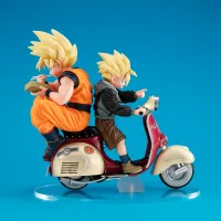 MegaHouse DESKTOP REAL McCOY EX Dragon Ball Z Super Saiyan Son Goku & Super Saiyan Son Gohan＆Mortorbike - Dragon Ball Z - photo 3