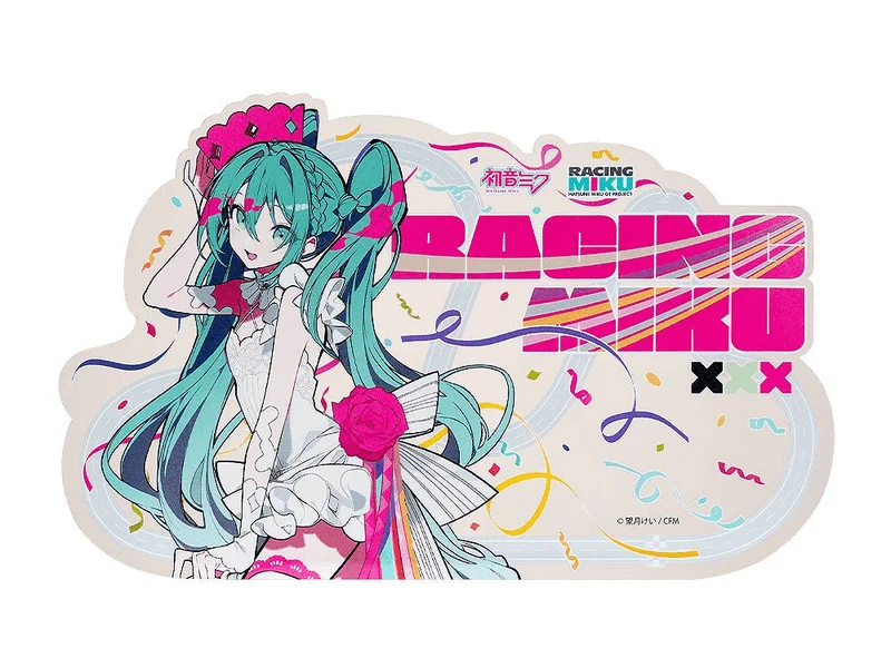 GoodSmile Moment Hatsune Miku: Racing Ver. 2025 Sticker E - Hatsune Miku