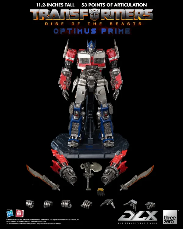 threezero Transformers: Rise of the Beasts - DLX Optimus Prime - Transformers