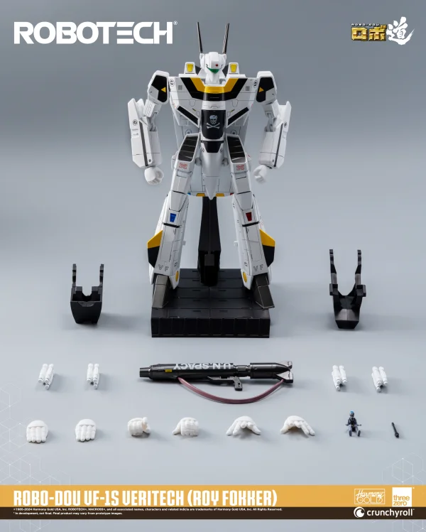 threezero ROBO-DOU ROBOTECH VF‐1S Veritech (Roy Fokker) - Robotech
