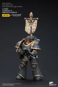 JOYTOY Space Wolves Grey Slayer Pack Grey Slayer With Legion Vexilla - Warhammer 40K - photo 9
