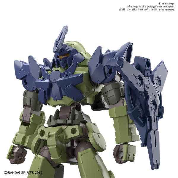 30MM 1/144 OPTION ARMOR FOR COMMANDER TYPE [PORTANOVA  EXCLUSIVE/ NAVY]