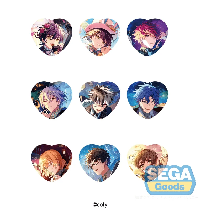 SEGA Promise of wizard Heart-Shaped Button Badge Vol.2 (EX) - Promise of Wizard