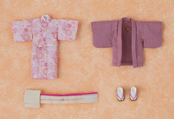 GOOD SMILE COMPANY Nendoroid Doll Outfit Set: Kimono - Girl (Pink) - Figure Accessories
