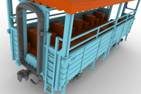 trolley train(blue) 6