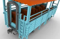 PLUM PMOA trolley train(blue) - Scale Kits - photo 6
