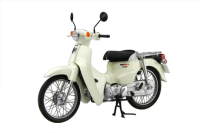 [B-NX-No1 EX-2] 1/12 Honda Super Cub110 (Classical White) 2