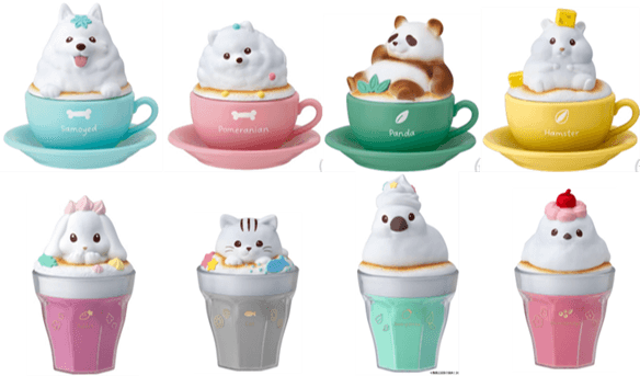 CharaLatte Art Case - Animals (Box/12)