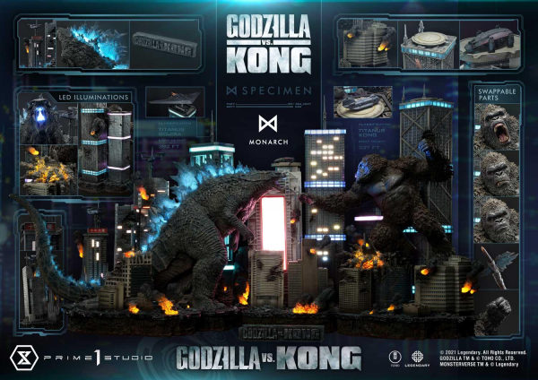 Ultimate Diorama Masterline Godzilla vs Kong (Film) Godzilla VS Kong Final Battle