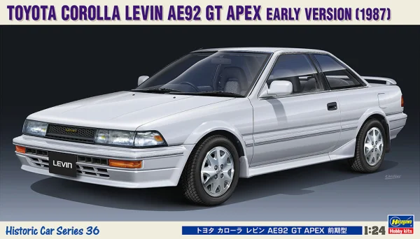 Hasegawa [HC36] 1:24 TOYOTA COROLLA LEVIN AE92 APEX EARLY VERSION - Scale Kits