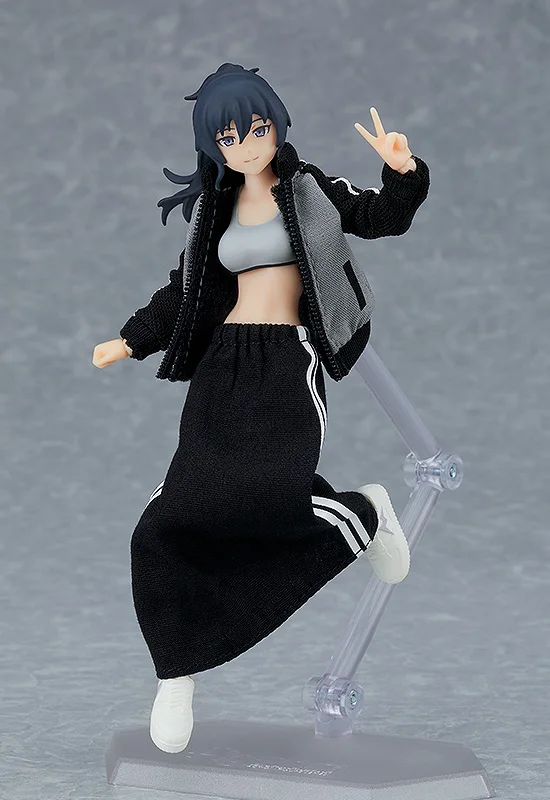Max Factory figma Female Body (Makoto) with Tracksuit + Tracksuit Skirt Outfit - Action Figures