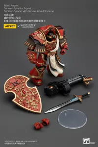 JOYTOY Blood Angels Crimson Paladins Squad Crimson Paladin with Iliastus Assault Cannon - Warhammer 40K - photo 3