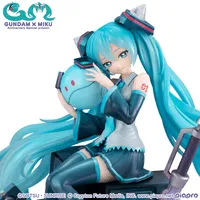 MegaHouse Lucrea Mobile Suit Gundam 45th Anniversary X Hatsune Miku Hatsune Miku X OO Gundam - Hatsune Miku - photo 2