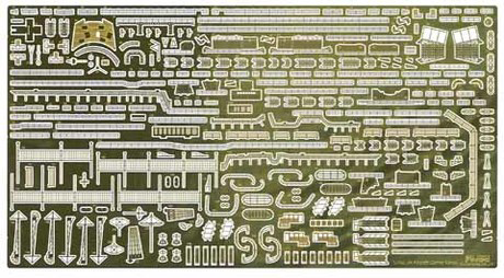 [TOKU-16 EX-101] 1/700 Photo-Etched Parts for IJN Aircraft Carrier Soryu (w/2 pieces 25mm Machine Cannan)