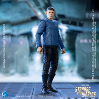 Exquisite Mini Series 1/18 Scale 4 Inch STAR TREK Strange New Worlds Spock Action Figure 9