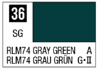 Mr. Color 36 - RLM74 Gray Green (Semi-Gloss/Aircraft) 1