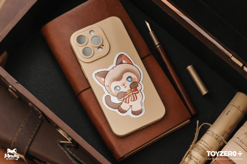Moffy's - Mewky Sticker (Siamese Cat - Standing)