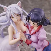Union Creative "Nekomonogatari" Tsubasa Hanekawa Set of 2 Complete Figure - Monogatari Series - photo 12