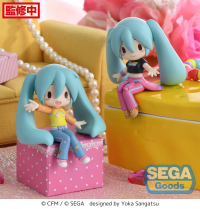 fuwa petit "Hatsune Miku x Love and Berry Dress Up and Dance!" Perching Mini Figure "Hatsune Miku" (EX) 1