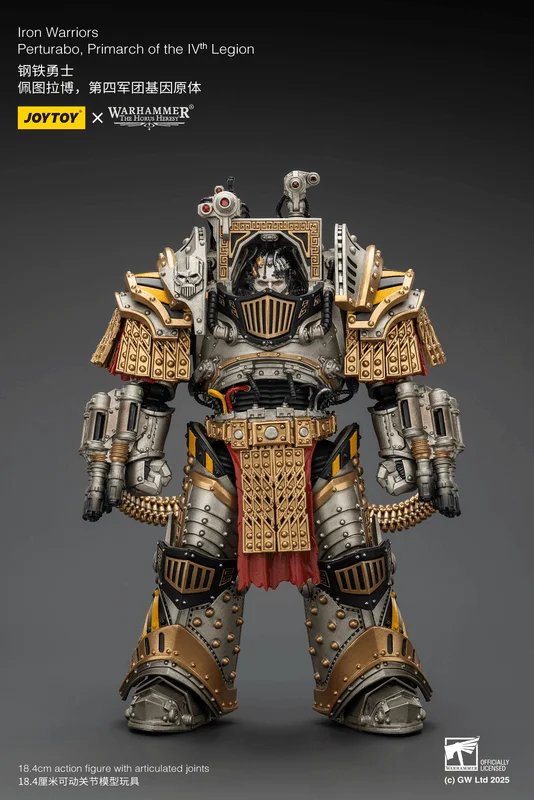JOYTOY Iron Warriors Perturabo, Primarch of the lVth Legion - Warhammer 40K