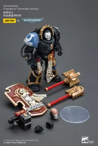 JOYTOY Ultramarines Chaplain in Terminator Armour - Warhammer 40K - photo 6