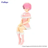 FuRyu Re:ZERO -Starting Life in Another World-　Noodle Stopper Figure -Ram Snow Princess Pearl Color ver.- - Re:ZERO -Starting Life in Another World- - photo 8
