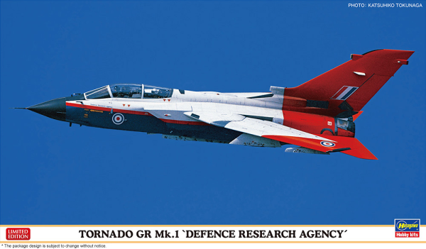 1/72  TORNADO GR Mk.1 "DEFENCE RESEARCH AGENCY"
