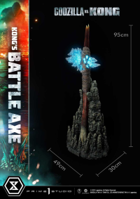 Life Size Bust Godzilla vs Kong (Film) Kong's Battle Axe 21
