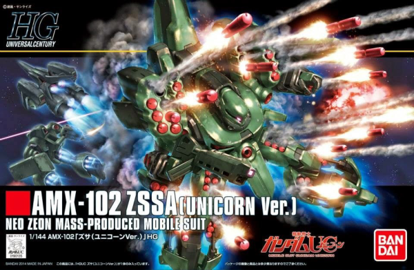 HGUC 1/144 Zssa (Unicorn Ver)