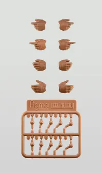 TOMYTEC LA-OP17: figma Tactical Gloves L Size (Tan) - Little Armory - photo 1