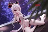 TAITO Overlord Desktop Cute Figure - Shalltear (Swimsuit Ver.)Renewal - Overlord - photo 2