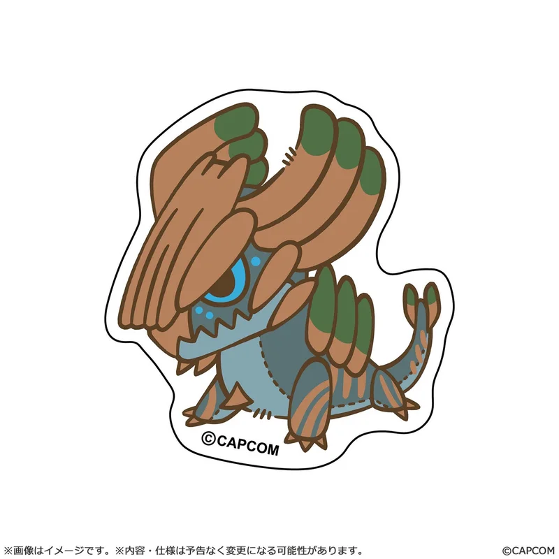 CAPCOM MONSTER HUNTER CHIBI STYLE Die-cut Sticker: Jin Dahaad - Monster Hunter