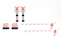 Railway Crossing（Red×White) 1