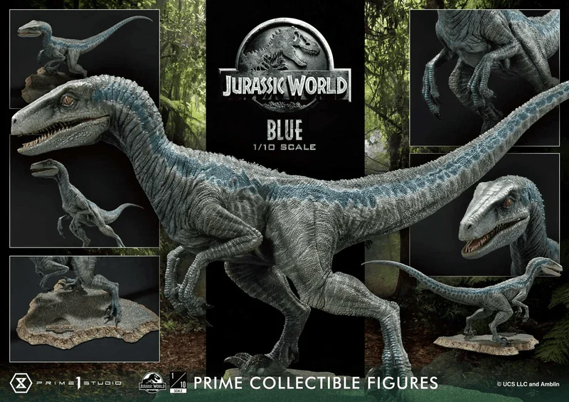 Prime 1 Studio Prime Collectible Figures Jurassic World (Film) Blue - Jurassic Park